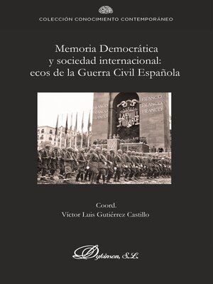 cover image of Memoria democrática y sociedad internacional